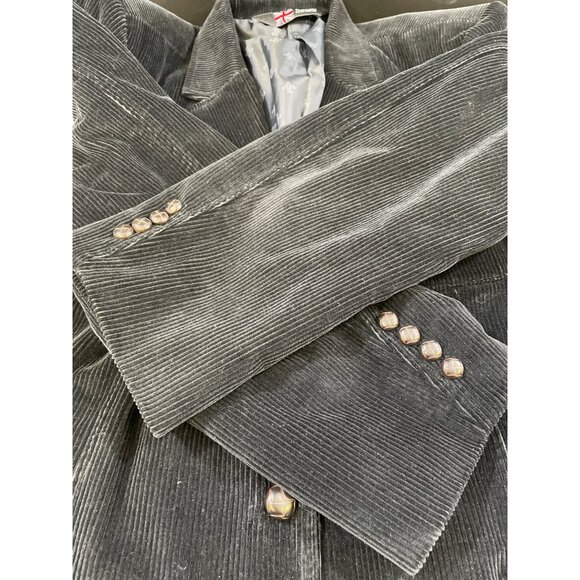 Nick It Men's Black Corduroy Blazer / Sports Coat Size XL SKu 4846 - Picture 9 of 9